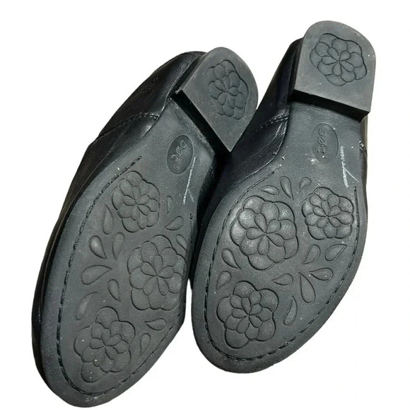 B.O.C.  Suree slip on shoes . Woman size 6.5 M .Black leather slip on .EC - Picture 10 of 14